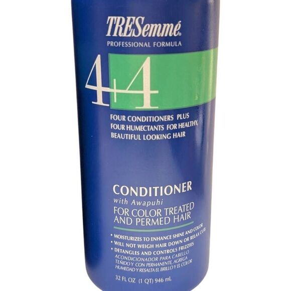 TRESemmé Pro 4+4 Conditioner Color Treated & Permed Hair 32 fl oz Lot of 2 - Picture 3 of 7